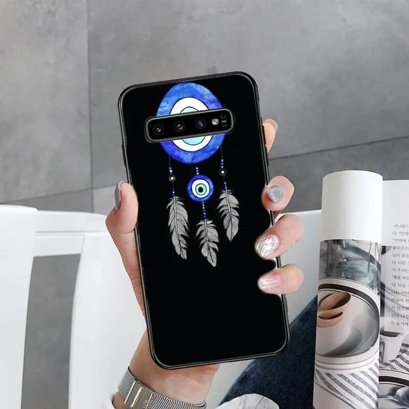 

Evil Eye Illustrations Phone Case For Samsung Galaxy S5 S6 S7 S8 S9 S10 S10e S20 edge plus lite