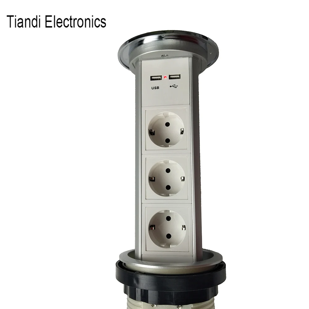 Евростандарт сенсорный экран/Автоматическая электрическая подъемная розетка