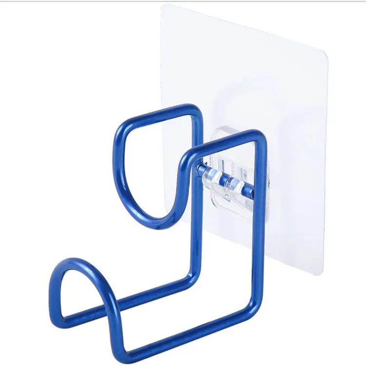 Creative Wall Hooks Door Sticky Hanger Holder Wash Basin Holder Stainless Steel Strong Adhesive Hook Kitchen Bathroom Hooks