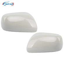 MTAP Outside Rearview Side Mirror Case Housing Cover For Toyota Vios P90 2008-2013 For Yaris Sedan Unpainted Wing Mirror Lid