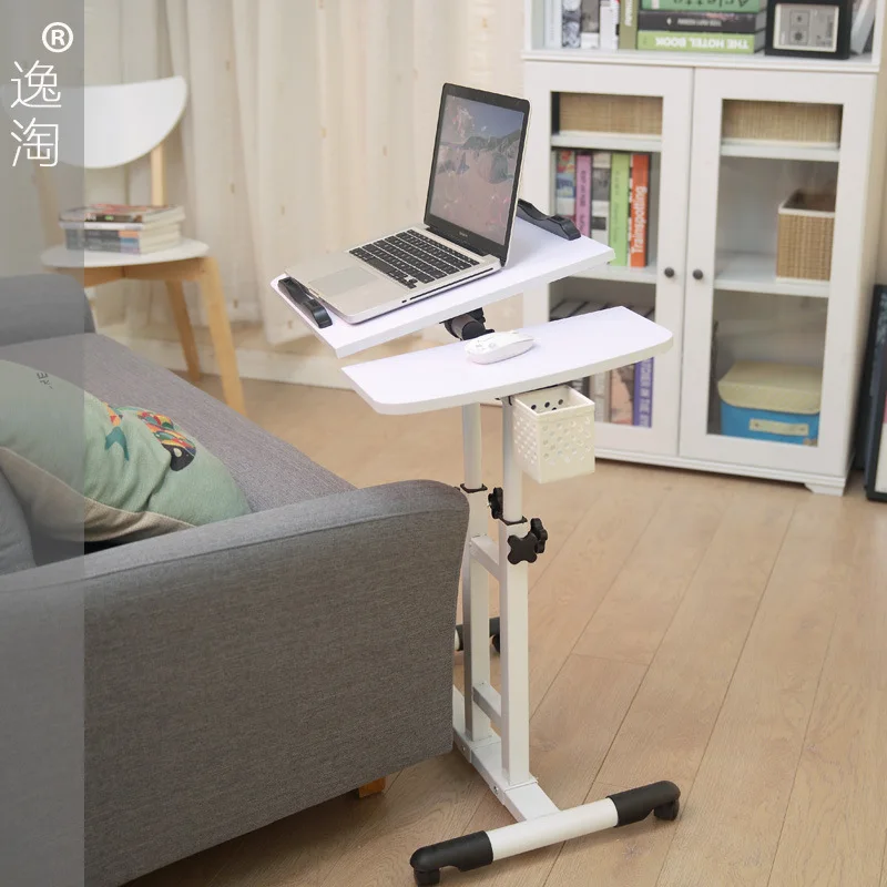 Простой стол для ноутбука компьютерный подъемный прикроватный столик | Мебель