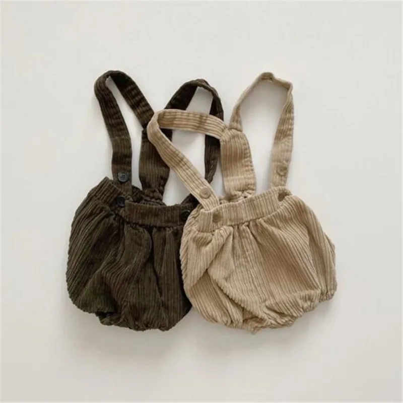 Детский вельветовый комбинезон без рукавов в Корейском стиле | Детская одежда и