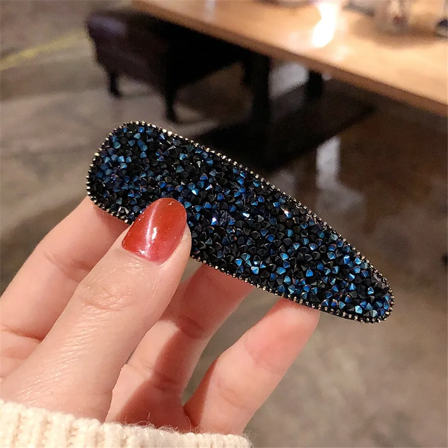 

Women Hairpins Jewelry Accessories for Girls Fashion Long Water Drop Rectangle Hair Clip Pins Ornaments Korean Clamp Headwear