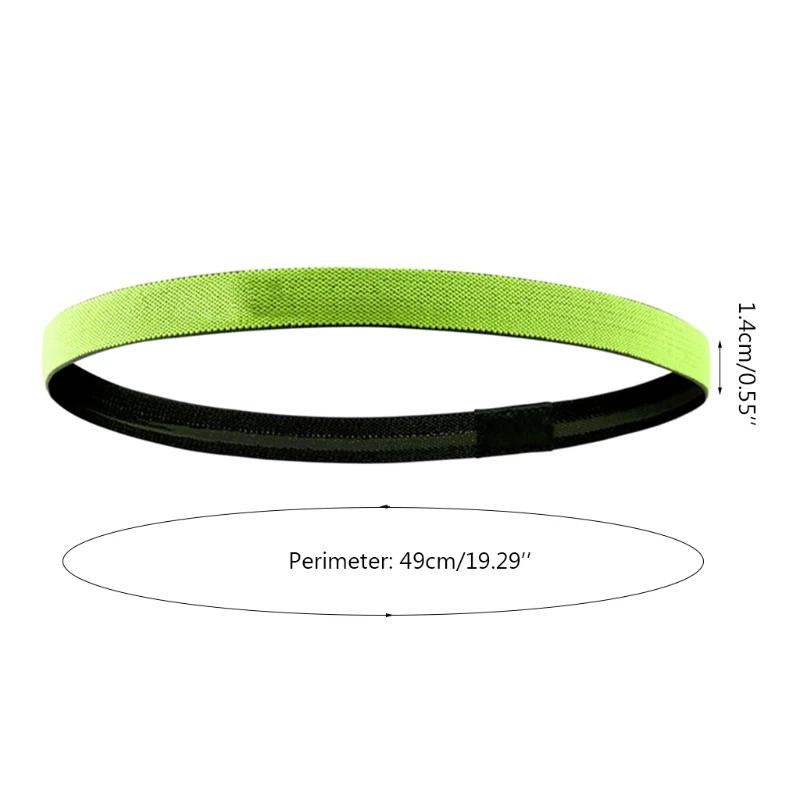 

Nylon Elastic Head Sweatband Men Women Yoga Hair Bands Running Sweat Bands Fitness Headband