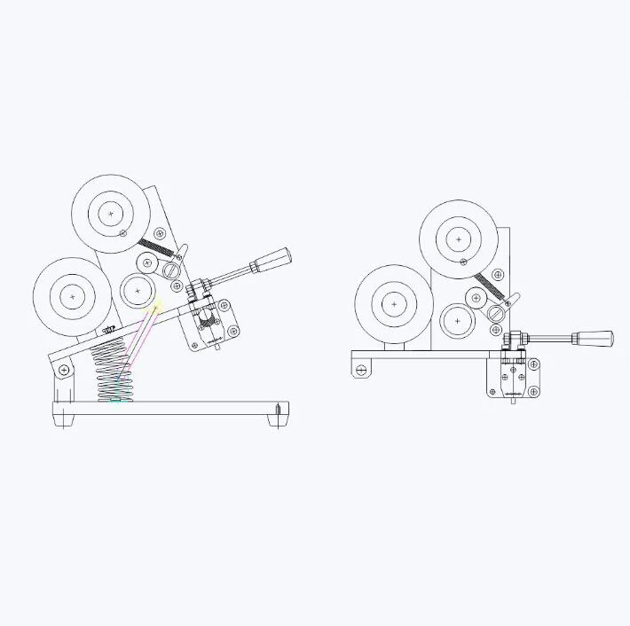 Ручная маркировочная машина с давлением и датой кодировочная английскими