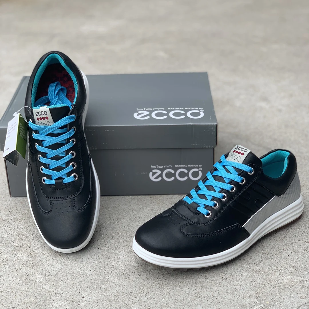 

New Men Golf Shoes White Red Professional Golf Footwears High Quality Walking Shoes Men Genuine Leather Athletic Sneaker Golfing