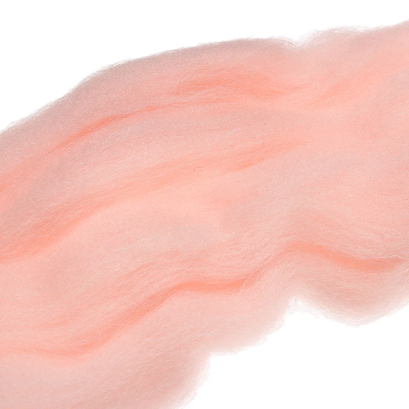 7 шт. смесь шерстяных волокон 35 г игловаляние натуральные Белые и розовые