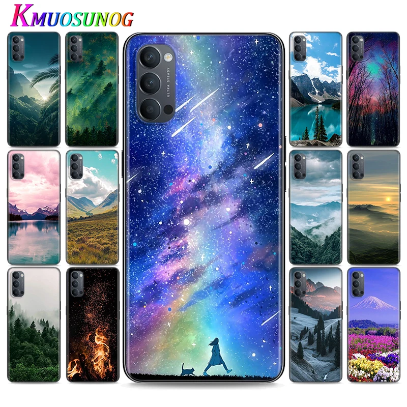 

Silicone Cover Nice natural scenery for OPPO Reno 4 3 Pro 10X Zoom 2 Z F ACE X2 Pro 5G A5 A9 2020 Phone Case