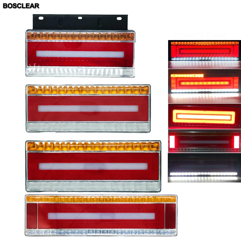 2 шт. светодиодные задние фонари для грузовиков 24 В | Автомобили и мотоциклы