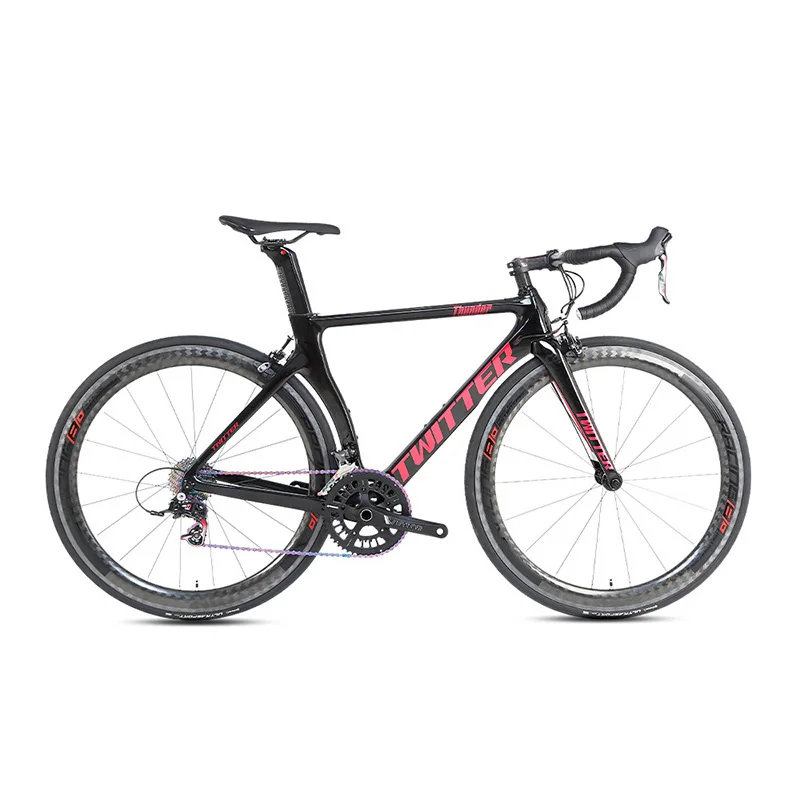 

TWITTER Thunder-C brakes (main) RS-22Speed aluminum alloy wheels Ultralight off-road version 700c full carbon fiber road bike