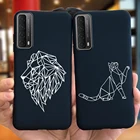 Чехол для Huawei P Smart 2021, силиконовый чехол-накладка, Модный чехол для Huawei PSmart 2021 P Smart 2021 Y7A, мягкий черный чехол из ТПУ