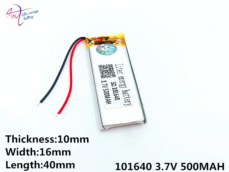 Литий ионный полимерный аккумулятор 101640 в мАч/литий для планшетных ПК внешнего