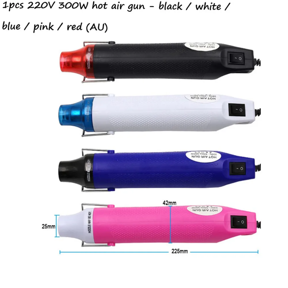 

Электрическая воздуходувка 300 Вт, Набор для творчества, термоусадочная упаковка из эпоксидной смолы, сделай сам, тиснение, 22,5*4,5 см, черный на...