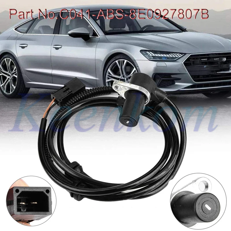8E0927807B ABS Датчик скорости колеса Задний правый 2000 2009 для VW Audi A4 Avant Cabrio B6 8H 8E 0265006681 0