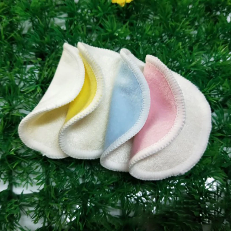 

5pcs Reusable Bamboo Fiber Makeup Remover Pads Washable Rounds Cleansing Facial Cotton Make Up Removal Pads Tool