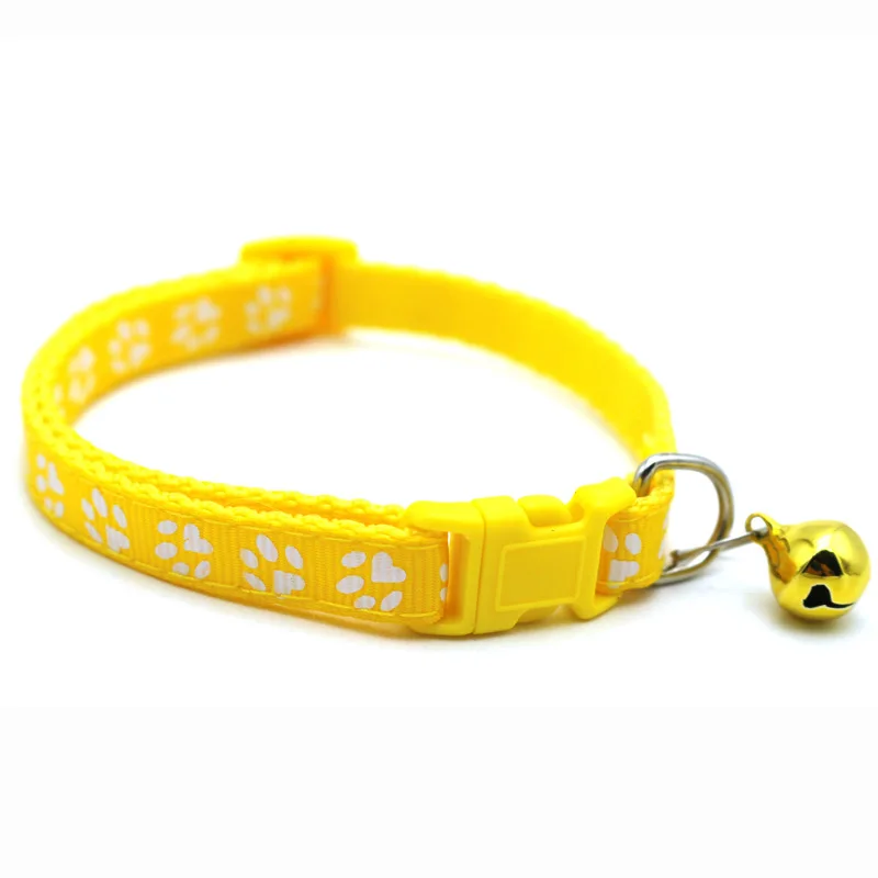 

Pet Dog Bell Collar Nylon Basics Adjustable Collar Chihuahua French Bulldog Kitten Harness Cheap Goods Cat Supplies Accessories