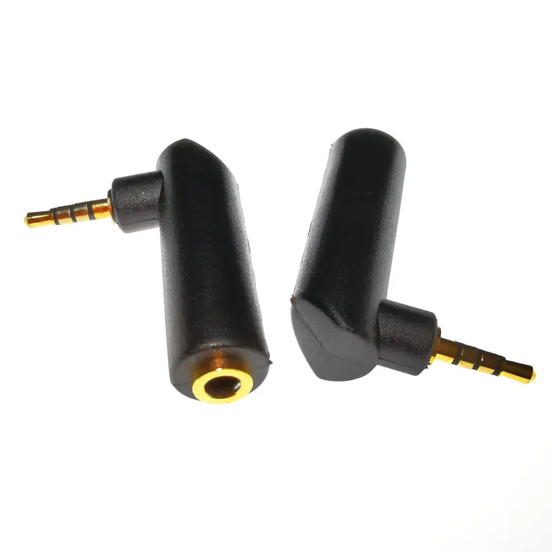 10 шт. Лидер продаж Позолоченный разъем 2 5 мм правый угол Женский до 3 4 полюсный для