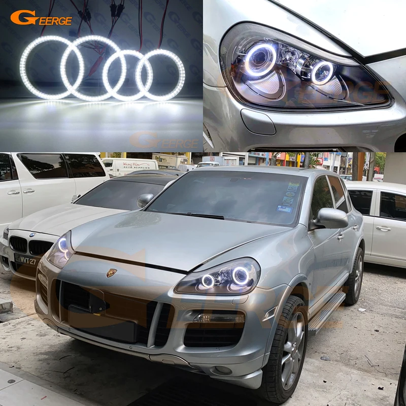 Для Porsche Cayenne 957 9PA 2007 2008 2009 2010 ультра яркий SMD светодиодный комплект колец