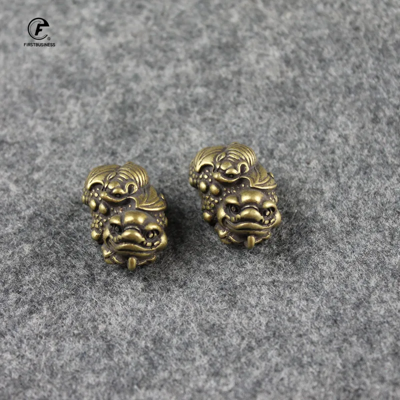 Медная Лягушка на удачу маленькие украшения для чайной церемонии Античная