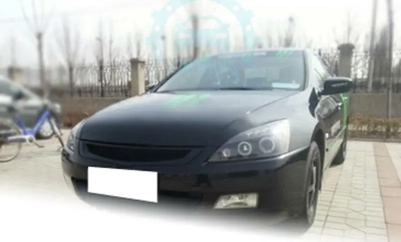 Для Honda Accord 7th 2003 2004 2005 2006 2007 передняя решетка сот из углеродного волокна