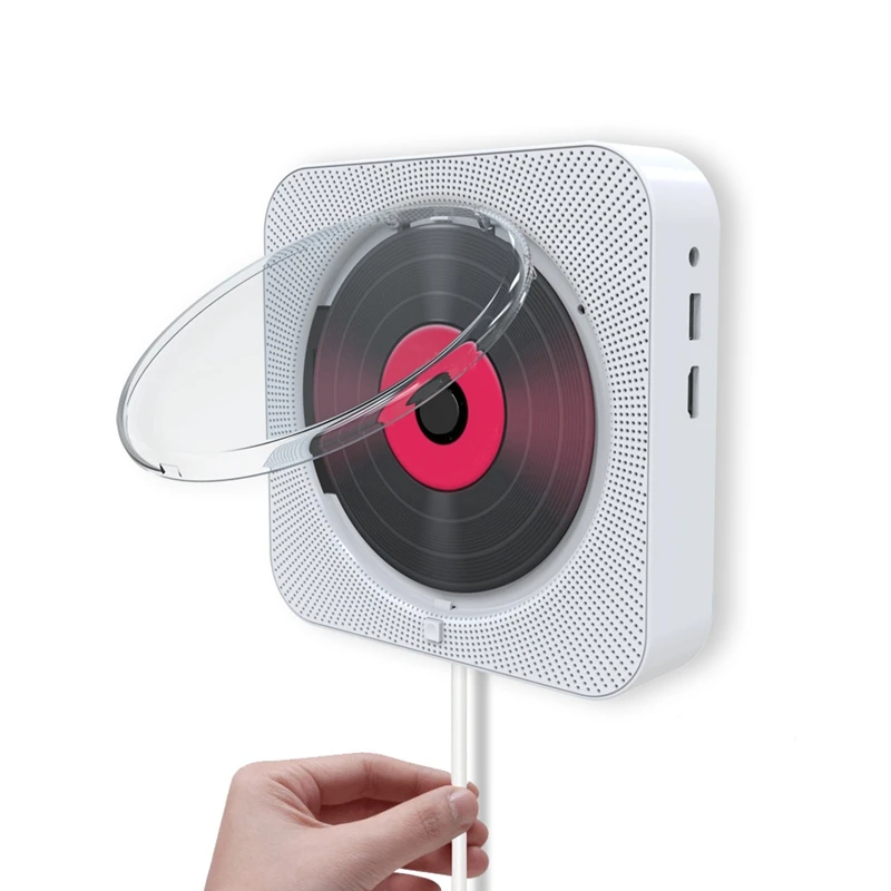 Wall-Mounted Bluetooth CD Player Prenatal Education Speaker Sounds Cd English Learning Machine (EU Plug) | Электроника