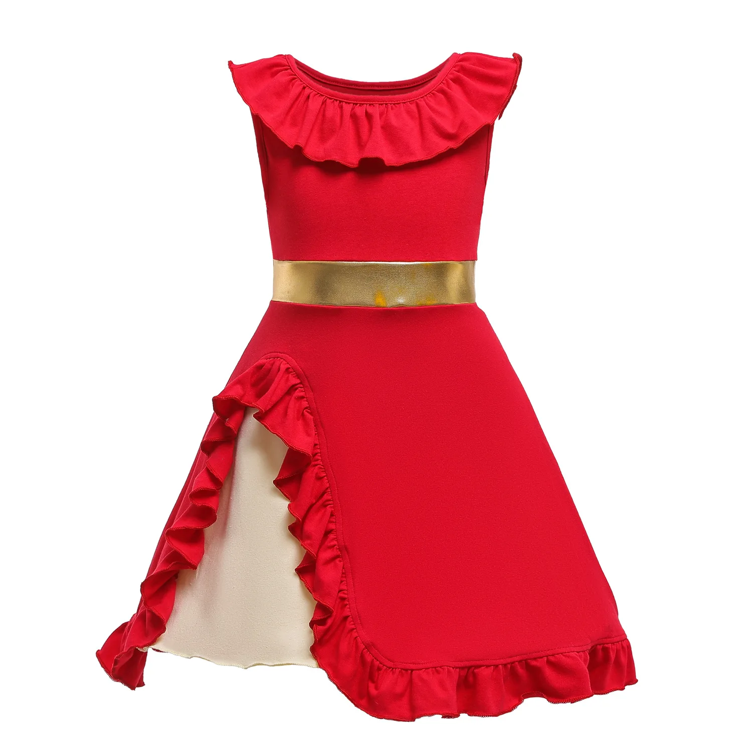 Princess Little Girls Sleeveless Dress Vest Beauty Kids Birthday Party Clothes | Детская одежда и обувь