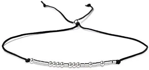 День Святого Валентина ромада Морзе браслеты счастливые ювелирные изделия