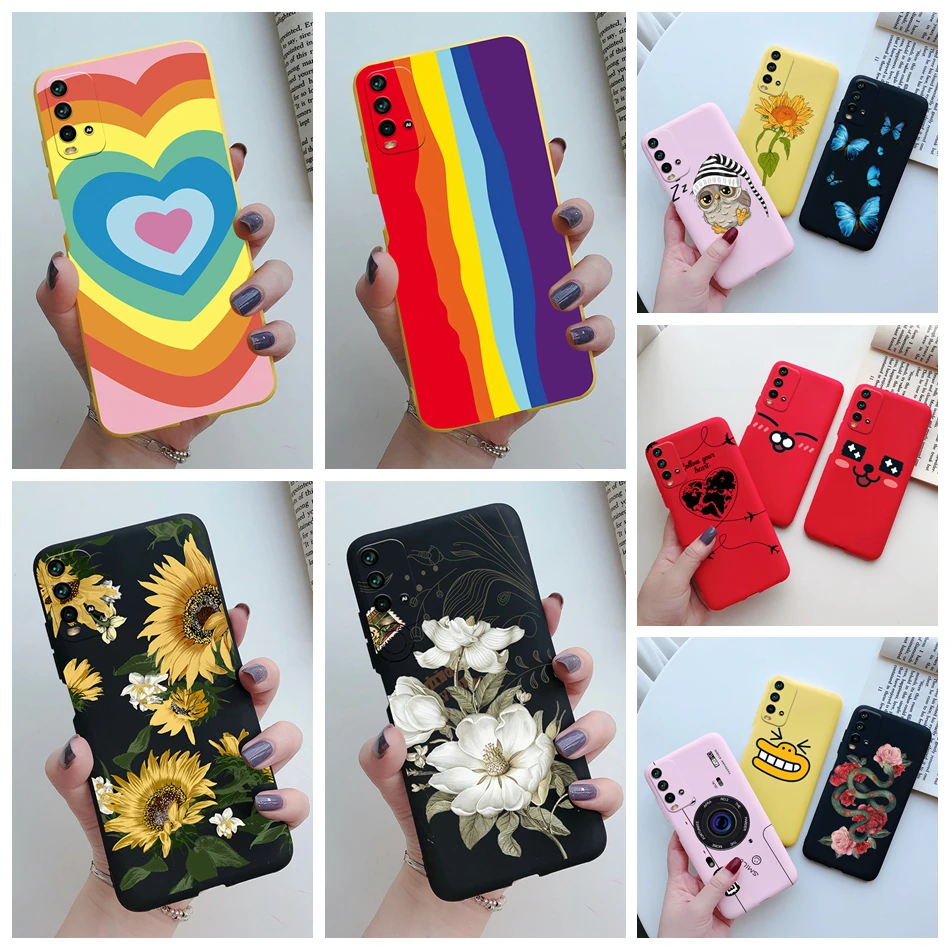 

Чехол для Redmi 9T, чехол для Xiaomi Redmi 9T, чехол 2021 дюйма, мягкий силиконовый Радужный чехол с сердечками для любителей, чехол для телефона Xiaomi Redmi 9T ...