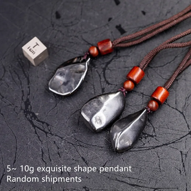 

Xinjiang China Iron Meteorite Pendant Lop Nur Natural Genuine Meteorite Rough Natural Strong Magnet Nickel Pendant Necklace