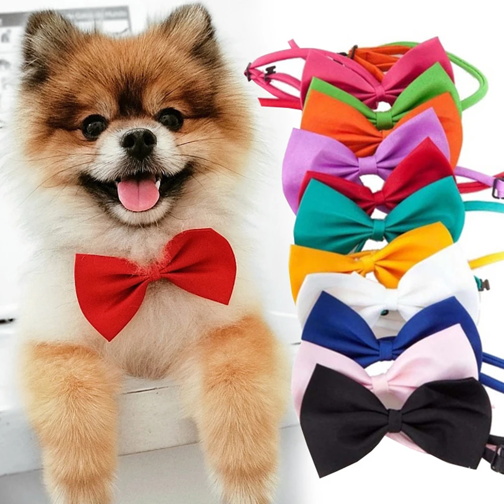 

Pet Necktie Bow Tie Bow-knot Multicolor Adjustable Collar Pet Accessories For Small Medium Dogs And Cats