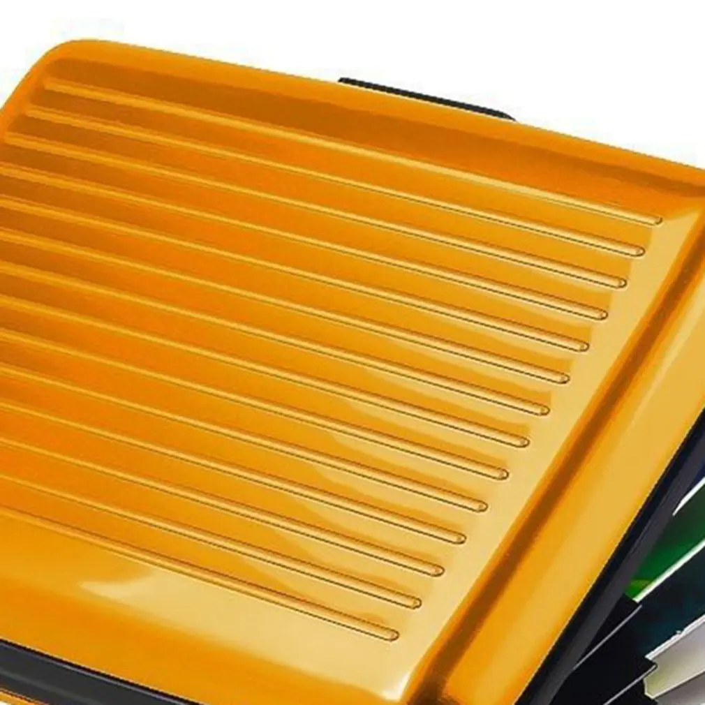 Водонепроницаемый алюминиевый сплав для мужчин и женщин Визитница Кредитная