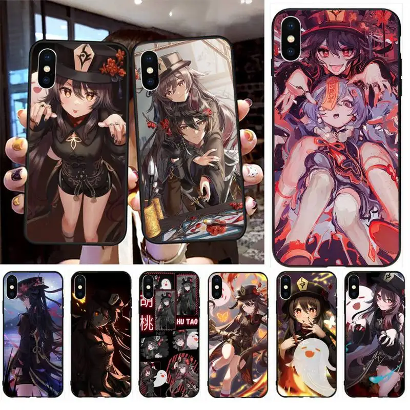 

Hu Tao Genshin Impact Phone Case for iphone 12 Mini SE 2020 5 5S 6 6S Plus 7 8 Plus X XR XS 11 Pro Max Fundas Coque cover