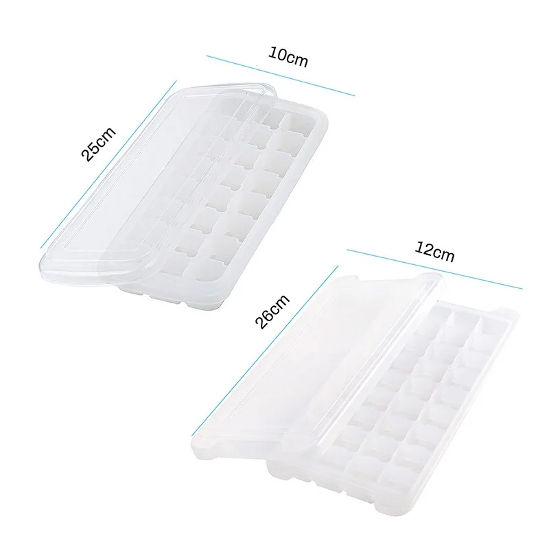 

Silicone Ice Cube Tray Honeycomb With Removable Lids Ice Cube Mold Food Grade Flexible 24/36 Cell Ice Molds For Whiskey Cocktail