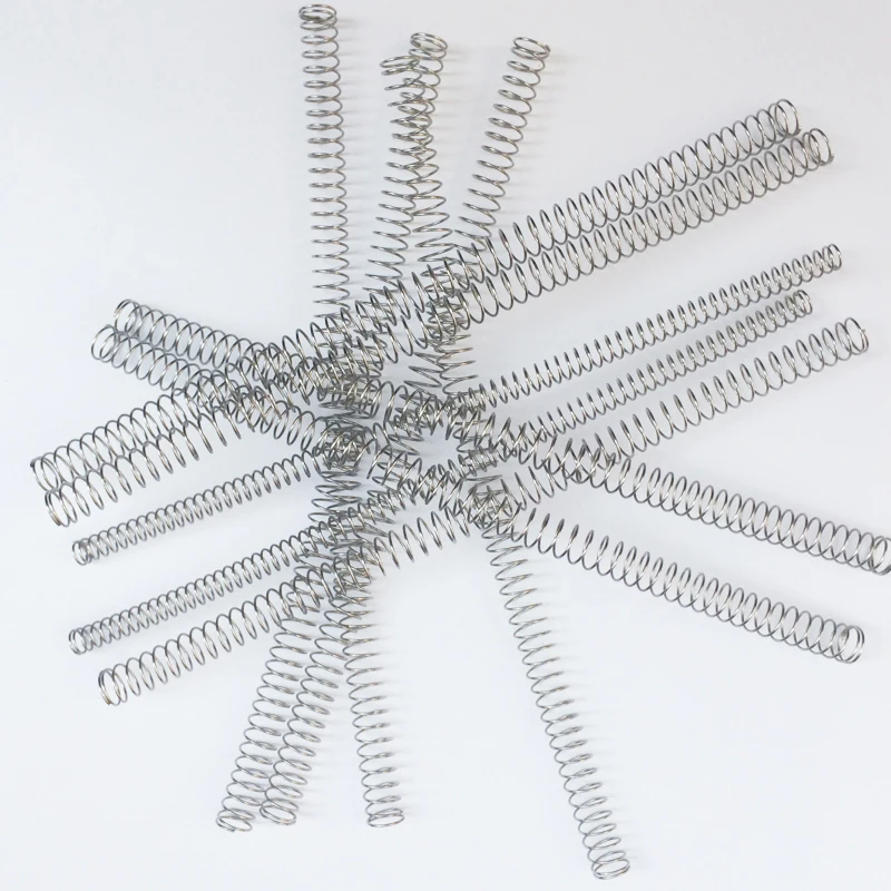 3PCS Stainless Steel 304 Customized Small Wire Long Compression Spring 0.8mm Diameter*(4-12)mm Out Diameter*305mm Length | Обустройство