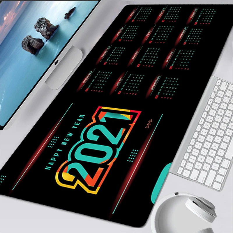 Mouse pad Gamer for notebook games Mouse pad XXL keyboard pad Large  DIY Customized Calendar 2021 Mousepad mouse mat Desk Mat