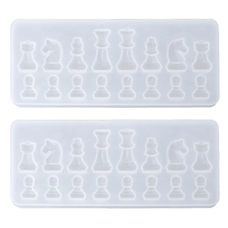 2 шт. силиконовые формы для шахматных фигур Garloy|Инструменты и оборудование