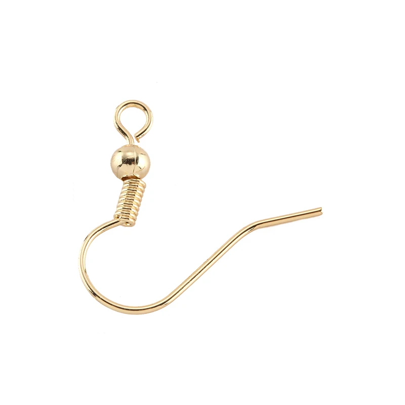 Earring Hooks for Jewelry Making Supplies Diy Accessories Metal Copper Gold Findings 10pcs Safe Material | Украшения и аксессуары