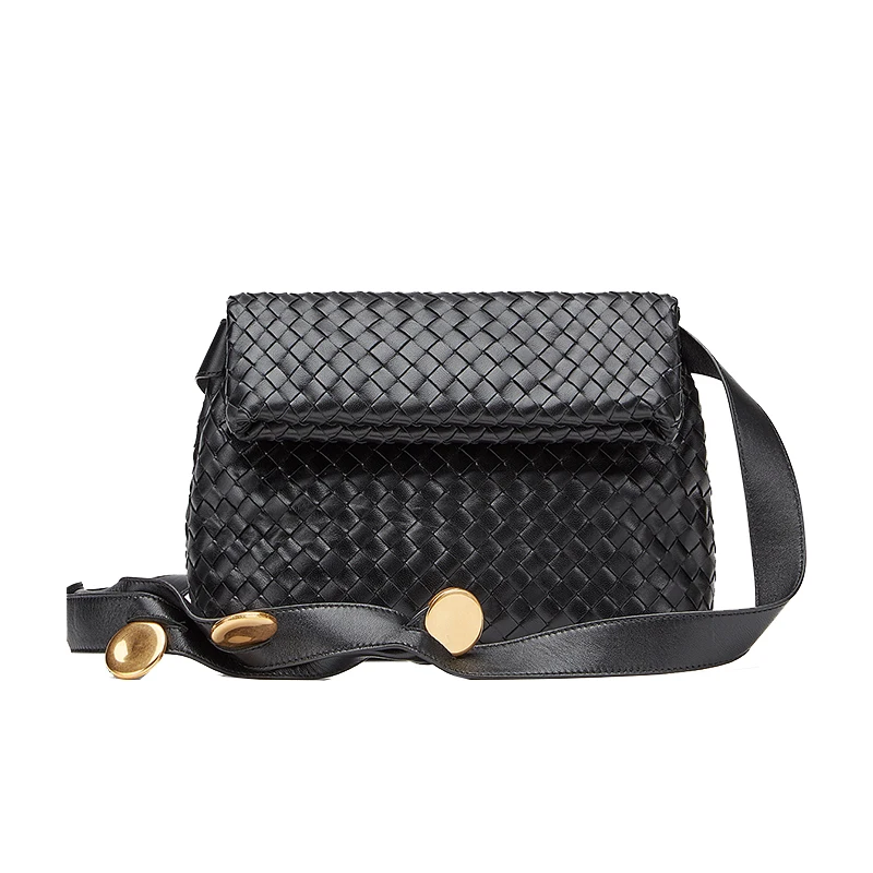 

High Quality Handbags Fashion Knitting Crossbody bag Woven Foldable Clutch Shoulder Messenger Bag Shoulder Bag