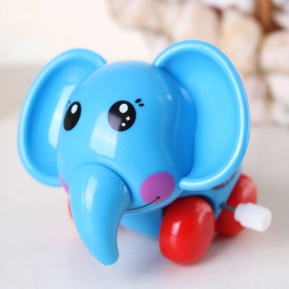 Заводной на цепочке слон пластиковая игрушка Классическая Детская для малышей |