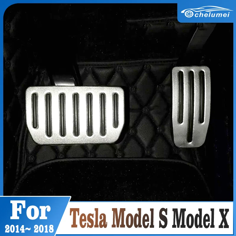 

Car Accelerator Rest Brake Foot Pedal Cover For Tesla Model S X 2014 2015 2016 2017 2018 Interior Component Retrofit Accessories