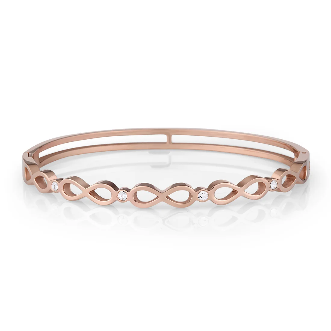 

Wesse JWEL1001 Womens Bracelet Bangles Fashion Jewelry Steel Rose Gold Birthday Gift for Womens