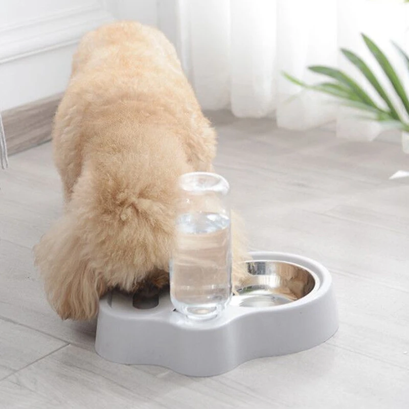 Миска для кошек семейная миска питьевой фонтан из нержавеющей стали питомцев