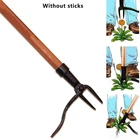 Вертикальный инструмент для вытаскивания сорняков, ручной садовый крючок для удаления корней травы, легко наносится, вертикальная Лопата для вытаскивания травы