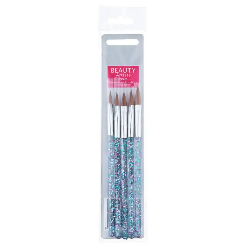 

5pcs Nail Crystal Pen Carving Pen Sequin Rod Manicure Brush Set Acrylic Nail Pencil Crystal Carving Nail Art Rhinestones Tools