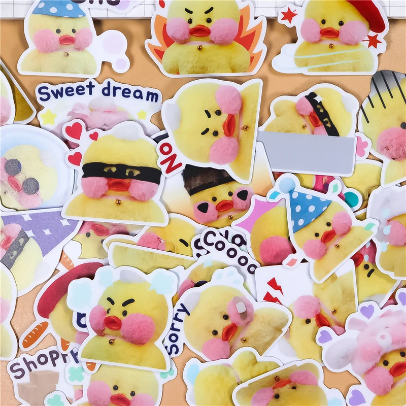 40 шт. Милая кавайная самодельная утка наклейка для скрапбукинга s/декоративная