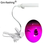 Светодиодсветильник лампа для выращивания растений с гибким держателем на 360 градусов, светодиодная лампа для выращивания растений в помещении или на рабочем столе, для растений, цветов