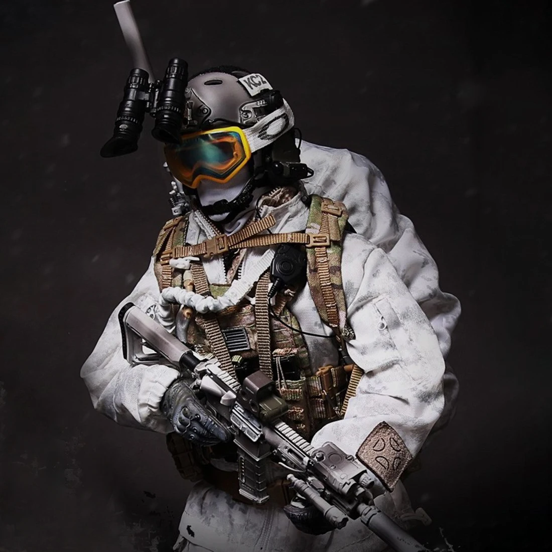 1/6 30 см солдатская модель костюм реалистичный хедлеппт Сделай Сам ручной работы солдат морские котики зимние боевые тренировочные фигурки и игрушки