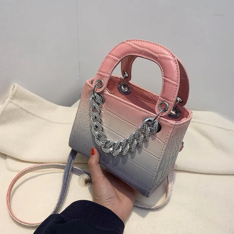 

Women's Shoulder Bag Female Crossbody Bags Trend 2021 Soft PU Leather Fashion Ladies Chain Evening Designer Woman Handbags Totes