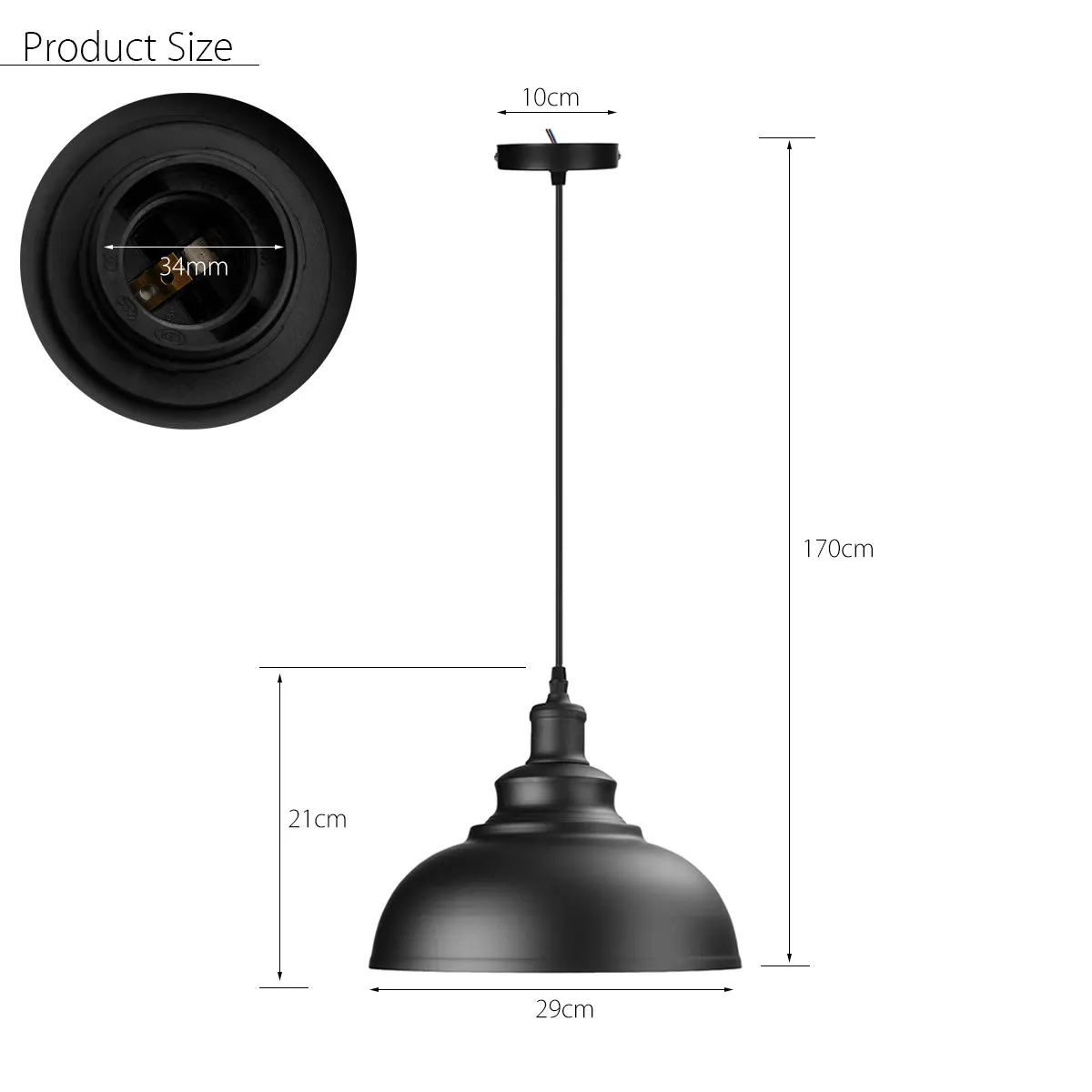 

E27 Hanging Strip Vintage Lamp Holder Bar Base Aluminum Socket Ceiling Light Lamp Holder For E27 Socket