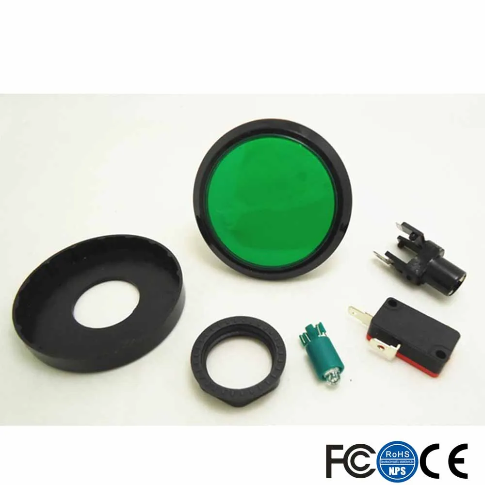 5 шт. круглые кнопки с микропереключателем 60 мм|Игры монетами| |